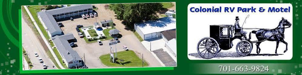 Colonial Motel And Rv Park Mandan Dış mekan fotoğraf